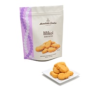 Lilikoi Mini Bites Snack Pack 7oz with cookie plate